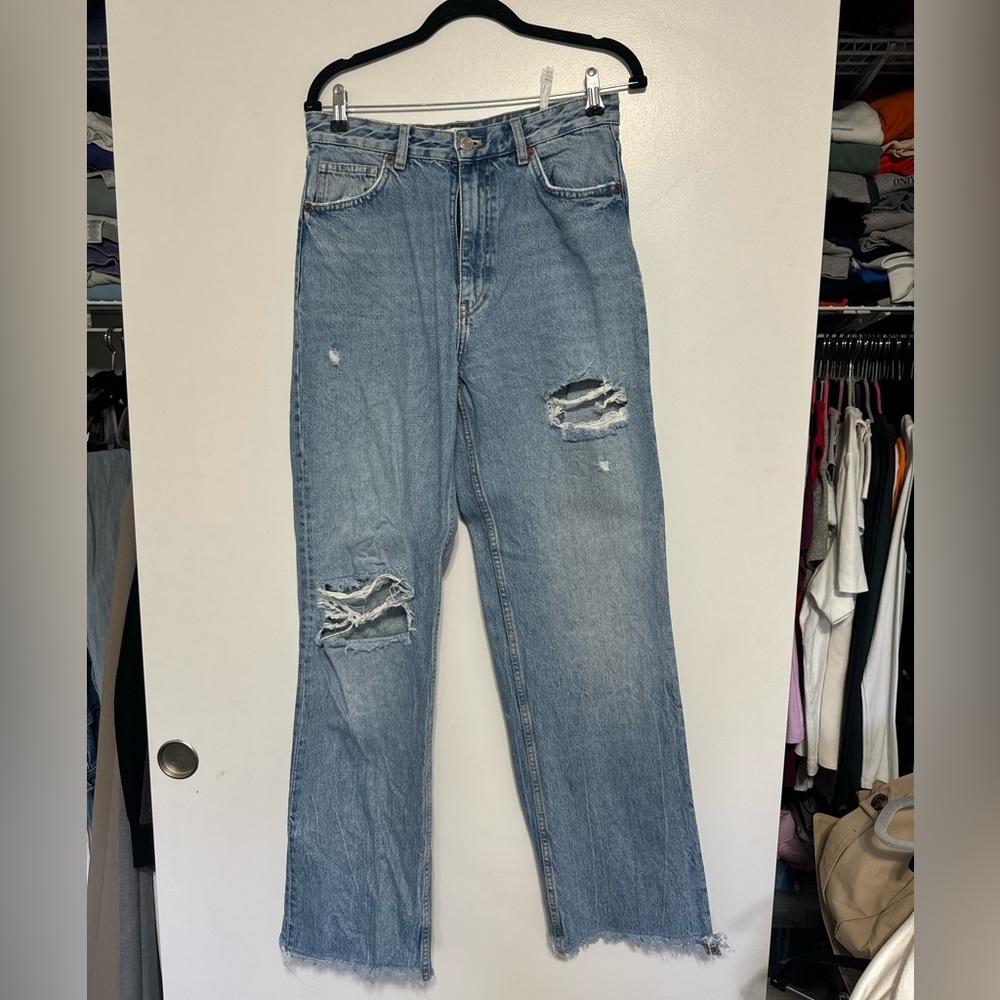 Zara Light Blue Denim Jeans